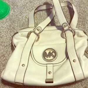 Michael Kors White genuine leather handbag